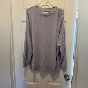 Hollister Light Purple Crew Neck Sweater